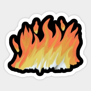 Flames Sticker